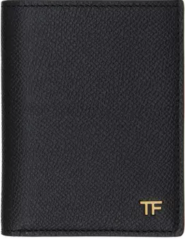 Черный складной держатель для карт TOM FORD