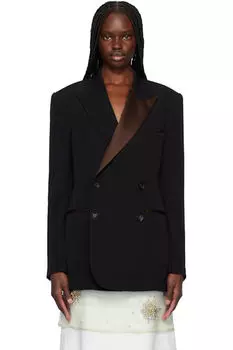 Черный смокинг-блейзер Rise Wales Bonner