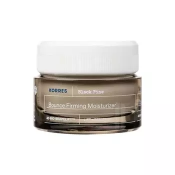 Черный сосновый упругий увлажняющий крем для лица Korres, 40 мл