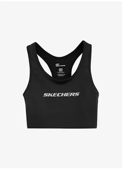 Черный спортивный бюстгальтер Skechers