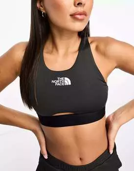 Черный спортивный бюстгальтер со средней поддержкой The North Face Training Mountain Athletic