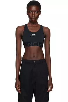 Черный спортивный бюстгальтер Under Armour Edition Balenciaga
