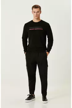 Черный спортивный костюм-карго Network, черный