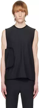 Черный спортивный жилет meanswhile