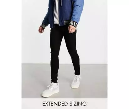 Черный спрей ASOS DESIGN на джинсах Power Stretch