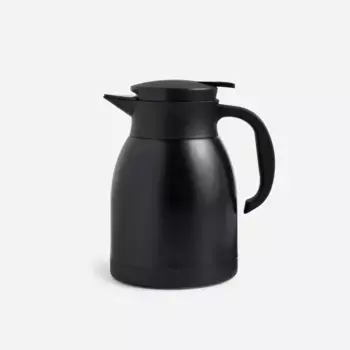 Черный стальной термос El Corte Ingls, черный