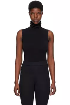 Черный стринг-боди Wolford