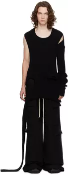 Черный свитер-банан Rick Owens