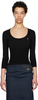 Черный свитер Bebe Vivienne Westwood