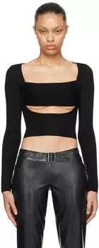 Черный свитер «Дельфин» Miaou