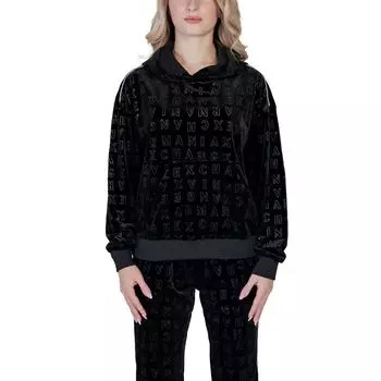Черный свитер из полиэстера Armani Exchange