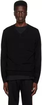 Черный свитер с v-образным вырезом Paul Smith