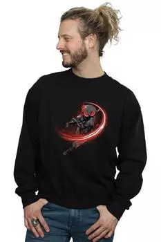 Черный свитшот Aquaman Manta Flash DC Comics, черный