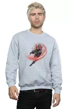 Черный свитшот Aquaman Manta Flash DC Comics, серый