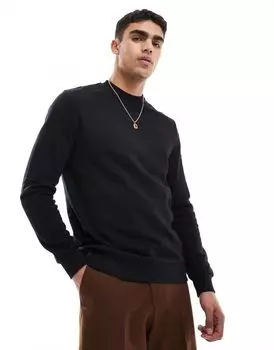 Черный свитшот ASOS DESIGN