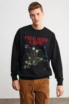 Черный свитшот Ferdinand Oversize GRIMELANGE