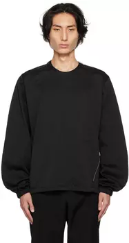 Черный свитшот на молнии Jil Sander