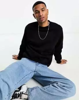 Черный свитшот Pull&Bear