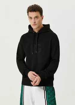 Черный свитшот с капюшоном Dolce&Gabbana