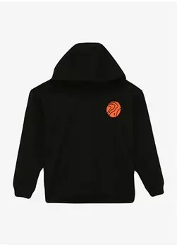 Черный свитшот с капюшоном и принтом для мальчика D4SB-SWT3030 Discovery Expedition, черный