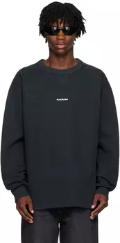 Черный свитшот с принтом Acne Studios