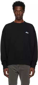 Черный свитшот Wappen с вышивкой We11done