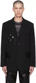 Черный свободный пиджак Song for the Mute