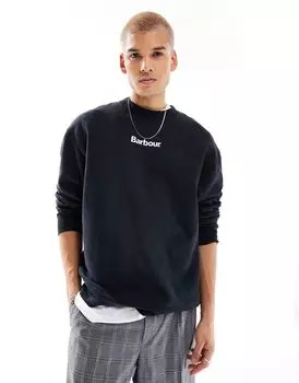 Черный свободный свитшот Barbour x ASOS Avalon