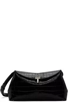 Черный T-Lock Clutch TOTEME
