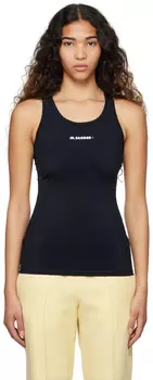 Черный технический топ Jil Sander