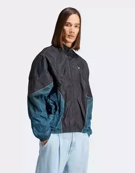 Черный/темно-синий плетеный топ adidas Originals Rekive