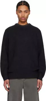 Черный текстурированный свитер с круглым вырезом из букле Turf Reigning Champ