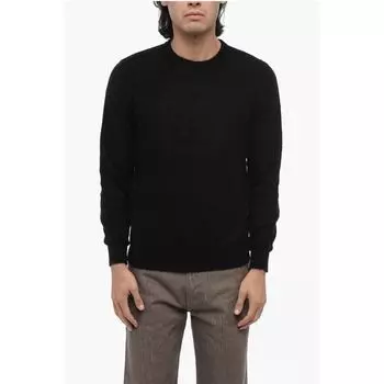 Черный тканевый свитер Roberto Collina, Black