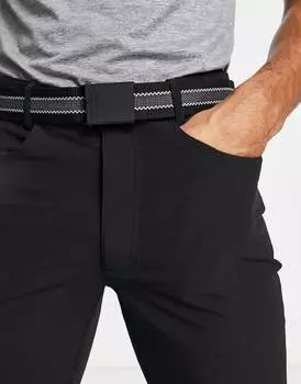Черный тканый ремень Calvin Klein Golf