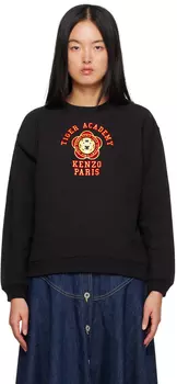 Черный - Толстовка Paris Tiger Academy Kenzo