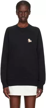 Черный - Толстовка с нашивкой из лисы Chillax Maison Kitsune