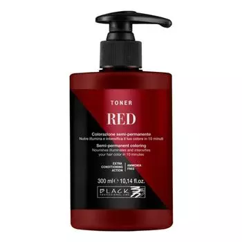 Черный тонирующий крем для волос Black Professional, цвет red, 300 мл