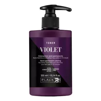 Черный тонирующий крем для волос Black Professional, цвет violet, 300 мл