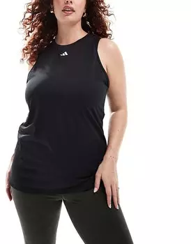 Черный топ adidas Training Plus