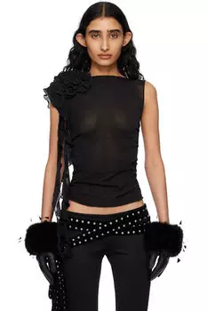 Черный топ «Кровавый жених» Fanc Club