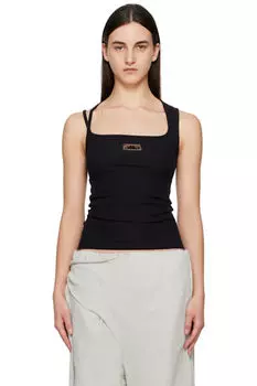 Черный топ-майка Dirndl Ottolinger