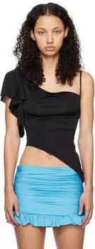 Черный топ «Пальма» Guizio