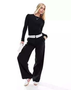 Черный топ в рубчик с длинными рукавами и Other Stories & Other Stories