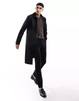 Черный тренч ASOS