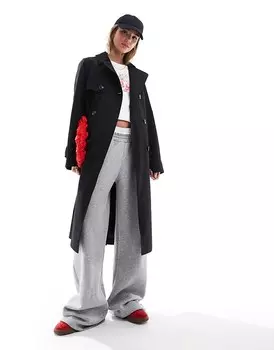 Черный тренч New Look