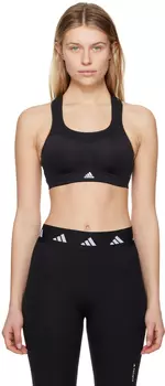 Черный тренировочный спортивный бюстгальтер Impact adidas Originals