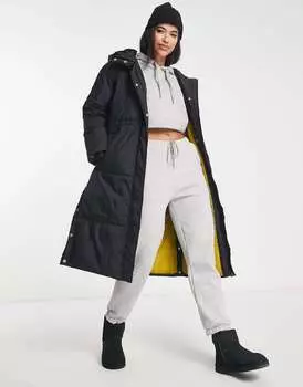 Черный удлиненный пуховик UGG Keely