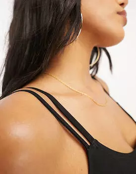 Черный укороченный бикини-топ с двойными бретелями Ivory Rose Fuller Bust Mix & Match