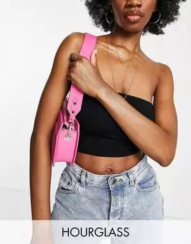 Черный укороченный топ-бандо ASOS DESIGN Hourglass Ultimate из хлопка - BLACK