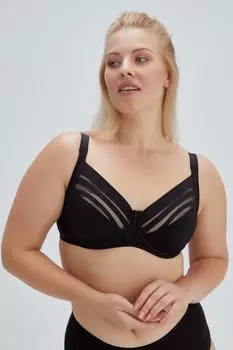Черный укрепляющий бюстгальтер Dagi